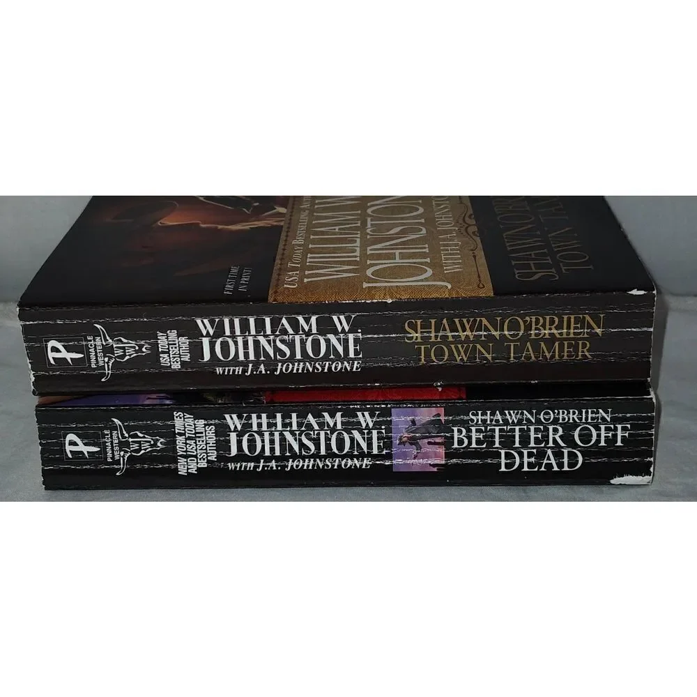 SHAWN O'BRIEN Series by William W Johnstone 2/3 books. Westerns.